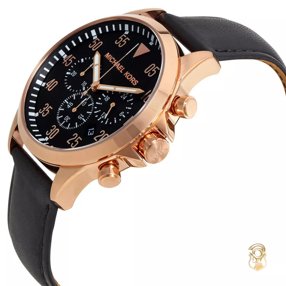 Michael Kors Gage Rose Gold Watch 45mm