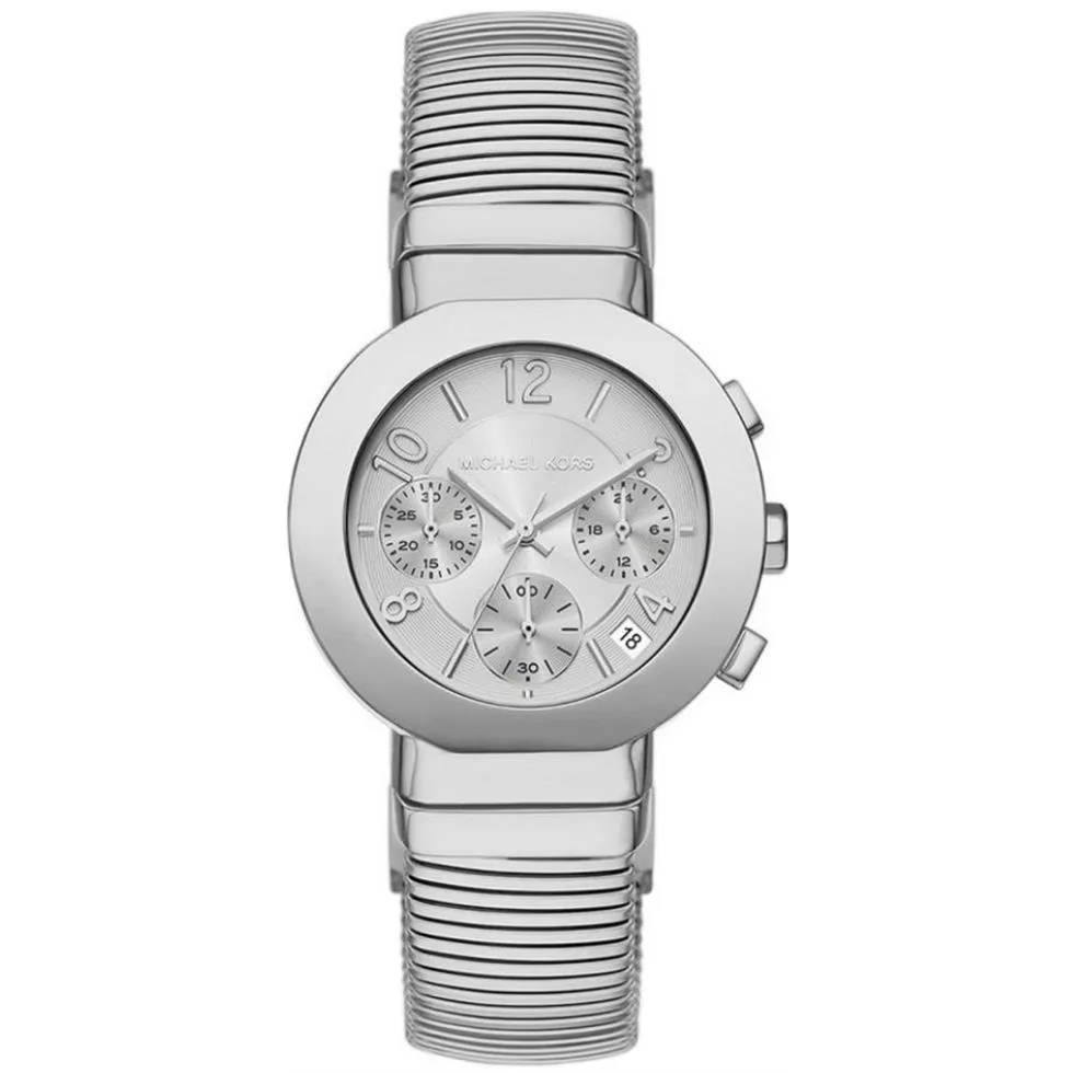 Michael Kors Gramercy Silver-Tone Watch 36mm