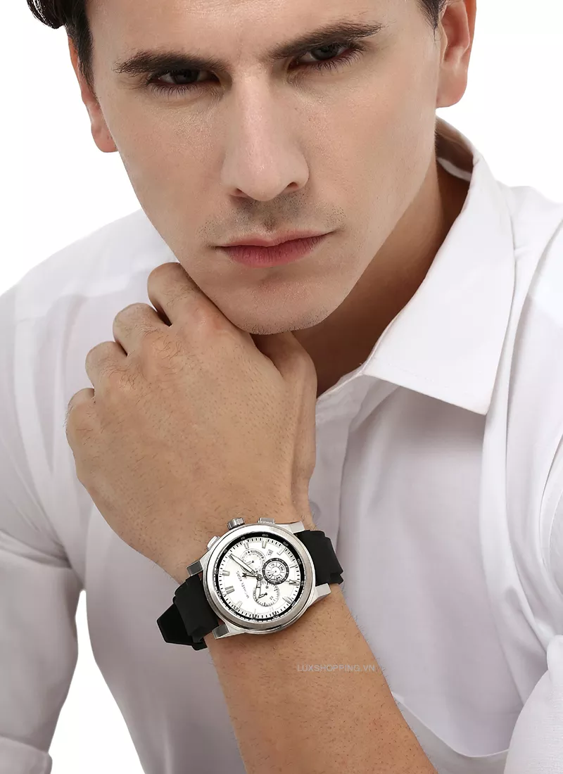 Michael Kors Grayson Silicone Watch 47mm