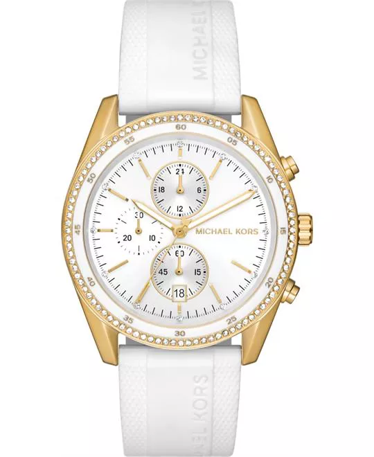 Michael Kors Hadyn Chronograph Gold Watch 42mm