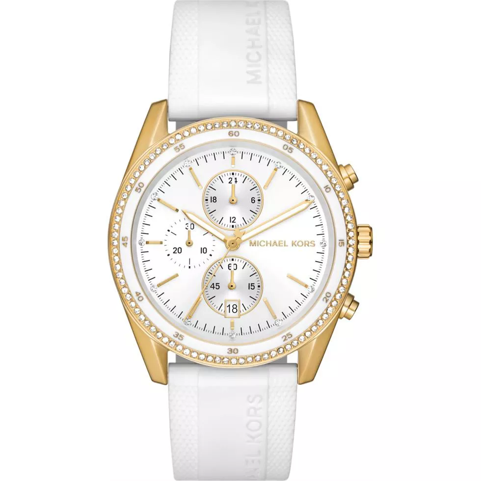 Michael Kors Hadyn Chronograph Gold Watch 42mm