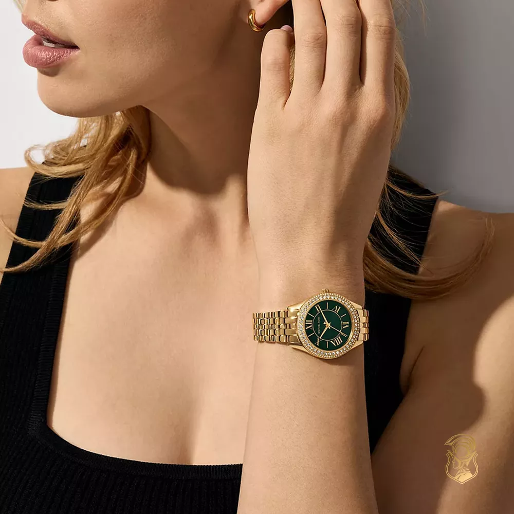 Michael Kors Harlowe Green Watch 33mm