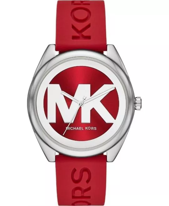 Michael Kors Janelle Berry Silicone Watch 42mm