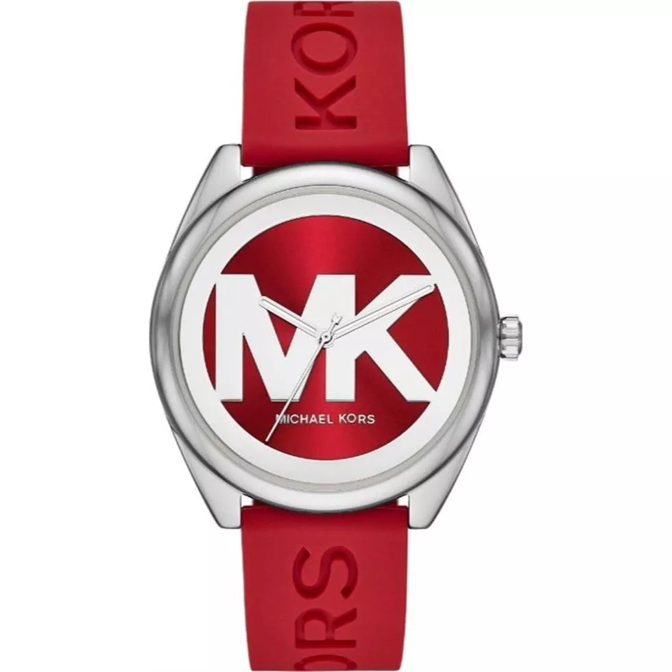 Michael Kors Janelle Berry Silicone Watch 42mm