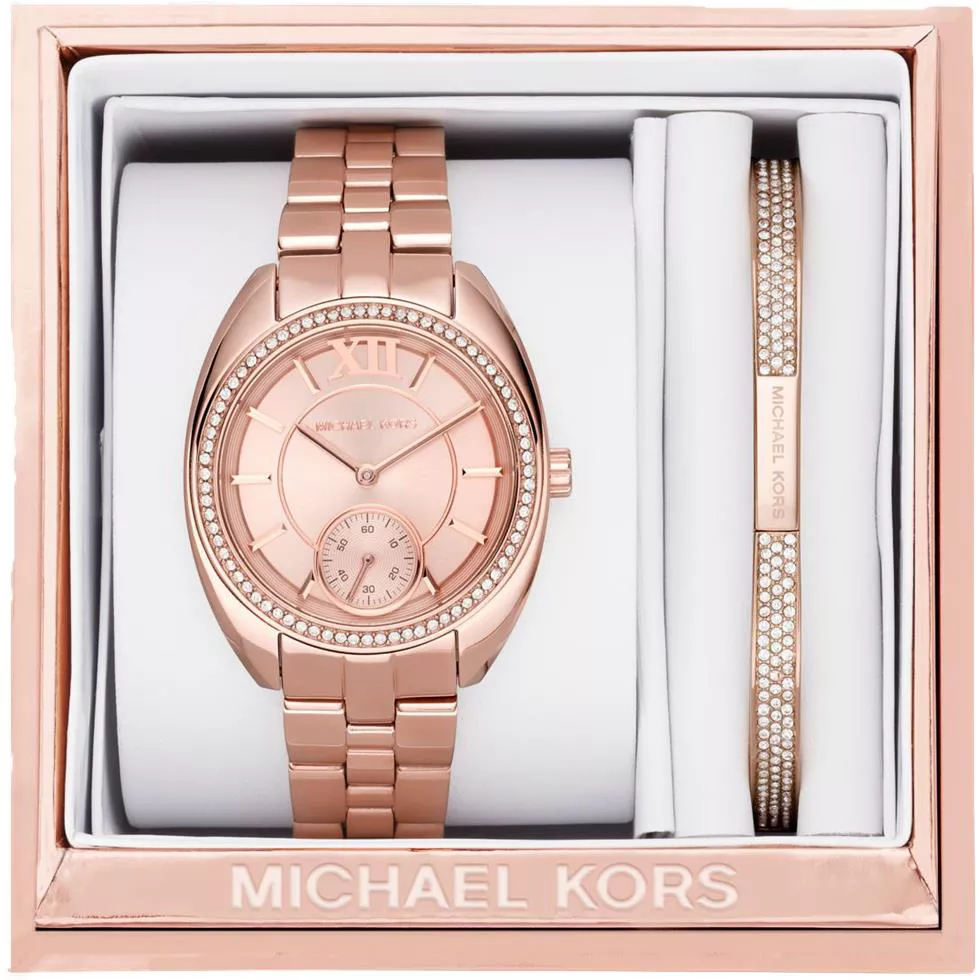 Michael Kors Kacie Rose Gold Gift Set Watch 38mm