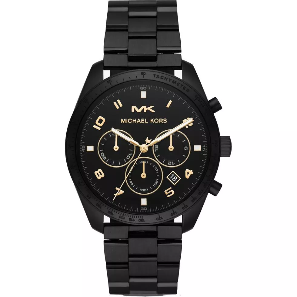 Michael Kors Keaton Black-Tone Watch 43mm