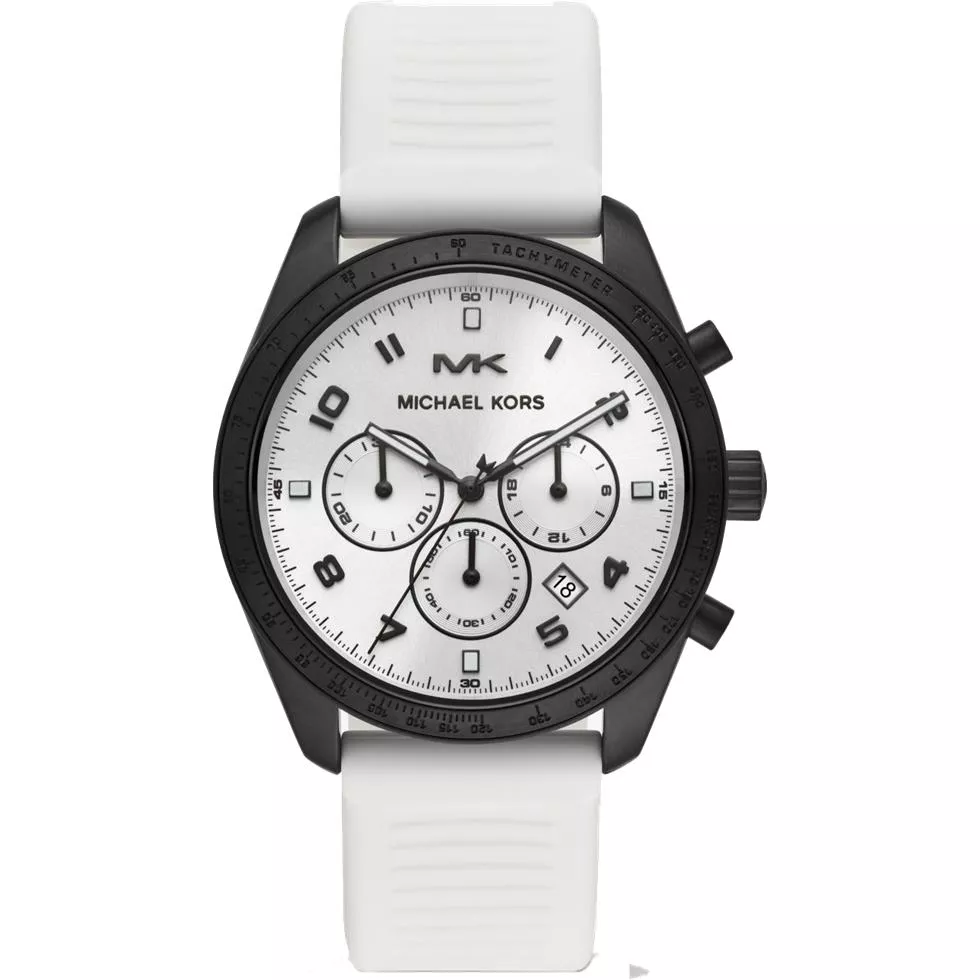 Michael Kors Keaton Silicone Watch 43mm