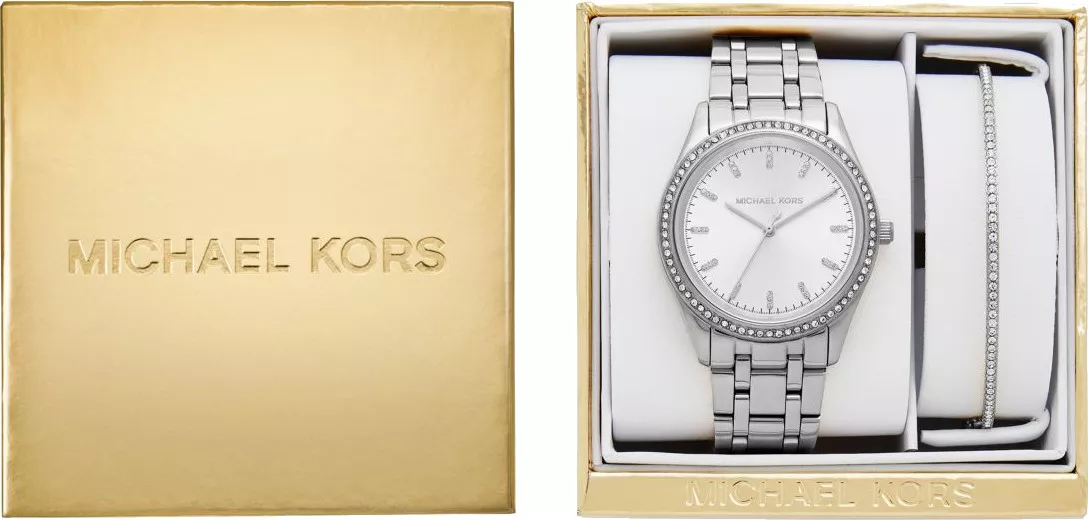 Michael Kors Kiley Silver-Tone Watch 34mm