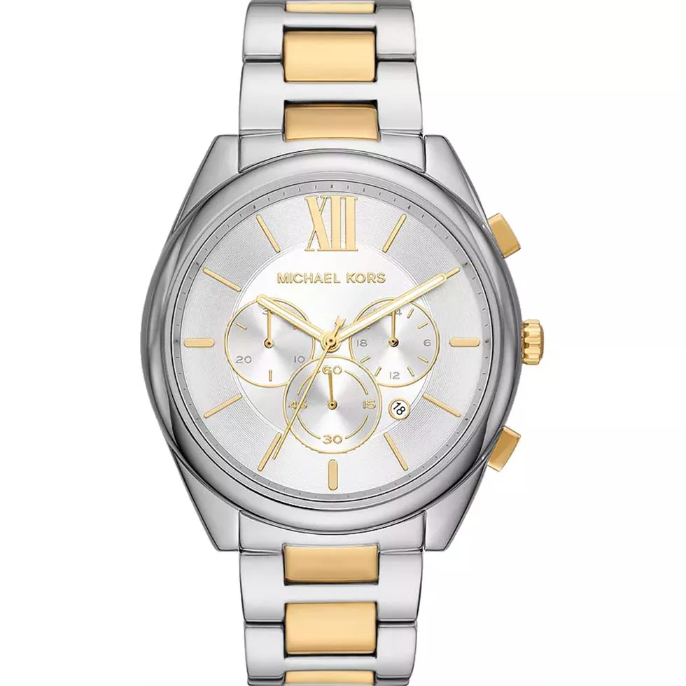 Michael Kors Janelle Two-Tone Watch 45mm