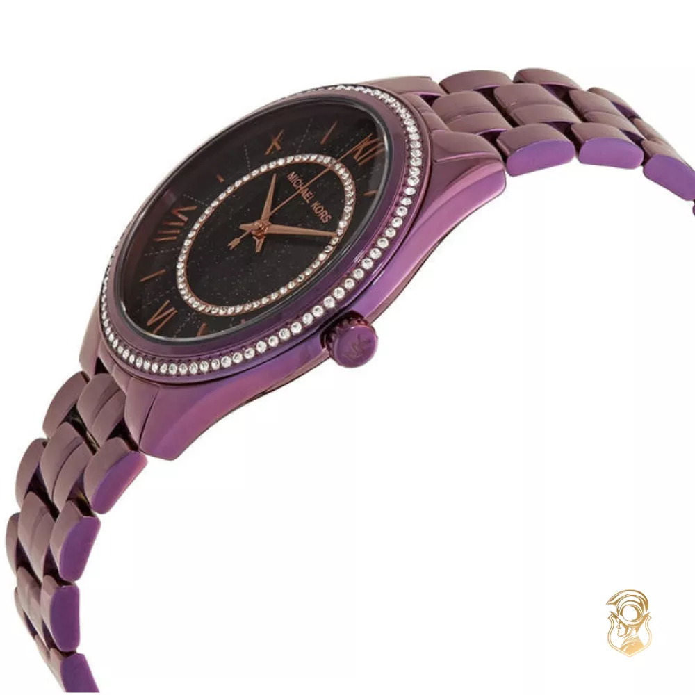 Michael Kors Lauryn Pavé Plum Watch 38mm