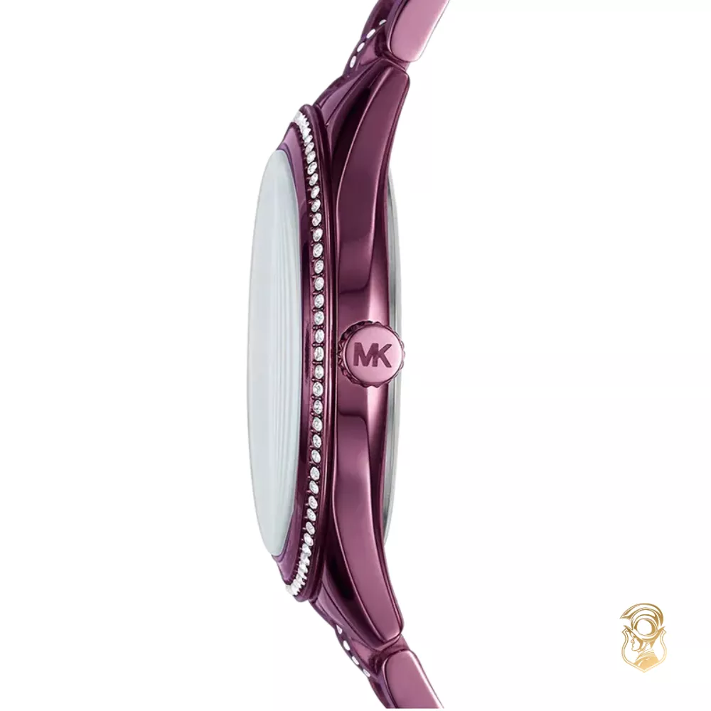 Michael Kors Lauryn Pavé Plum Watch 38mm