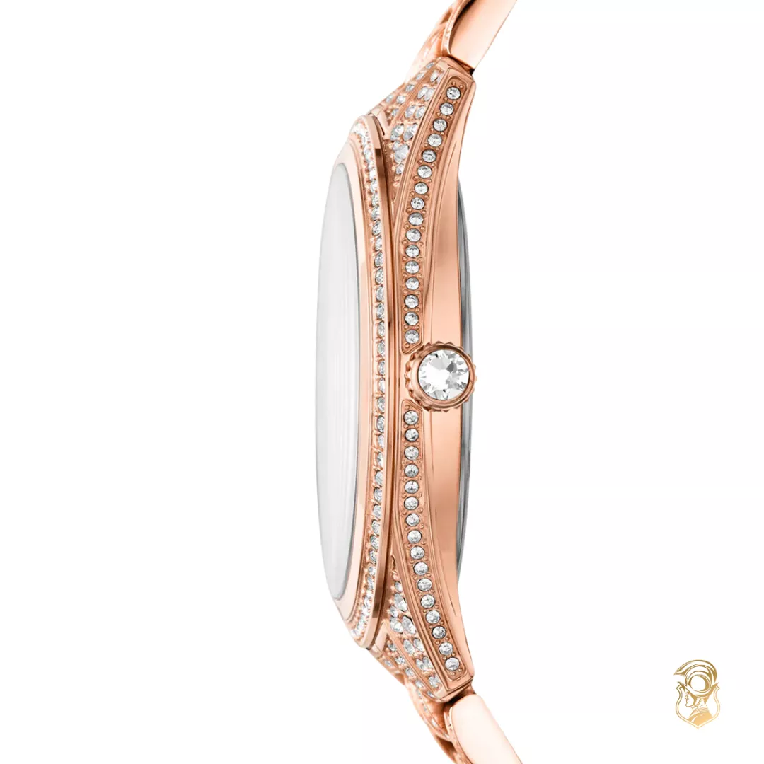 Michael Kors Lauryn Pavé  Rose - Tone Watch 38mm