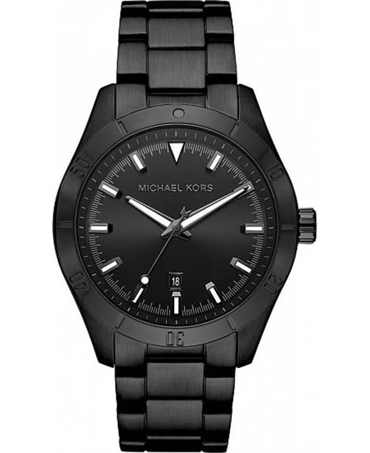 Michael Kors Layton Black IP Watch 44mm