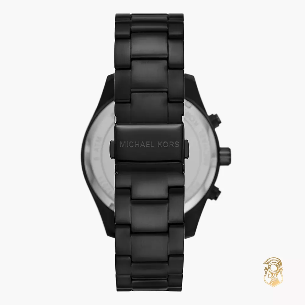 Michael Kors Layton Black Tone Watch 45mm