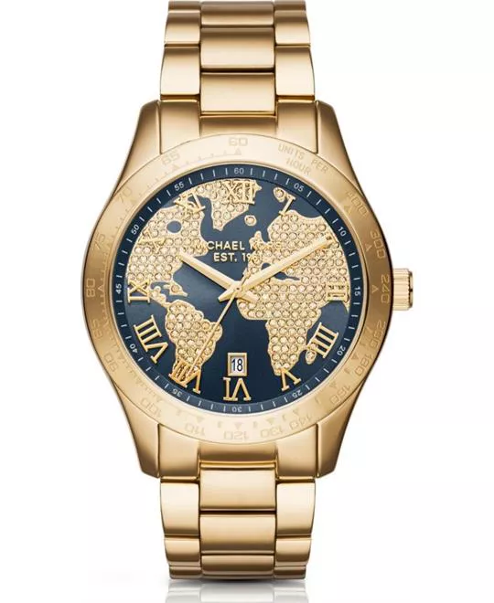 Michael Kors Layton Blue Watch 44mm