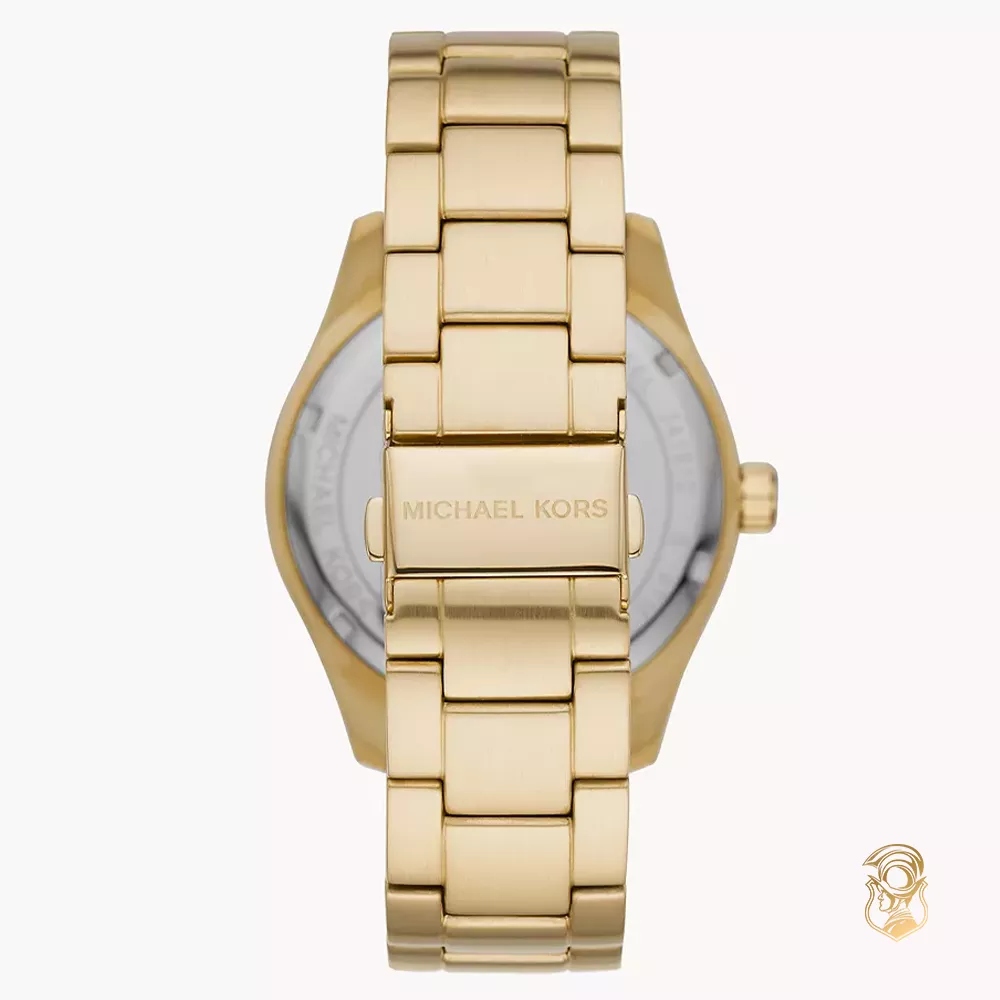 Michael Kors Layton Gold Tone Watch 44mm