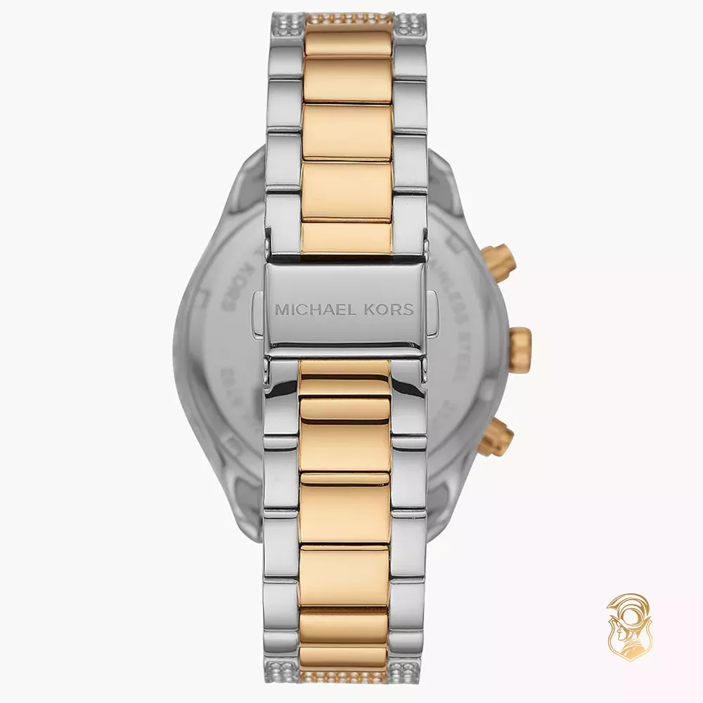 Michael Kors Layton Pavé Two-Tone Watch 42mm