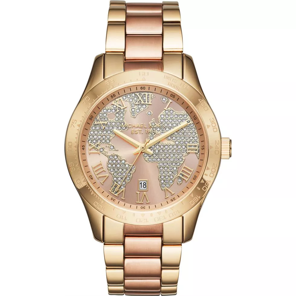 Michael Kors Layton Rose Gold Watch 44mm