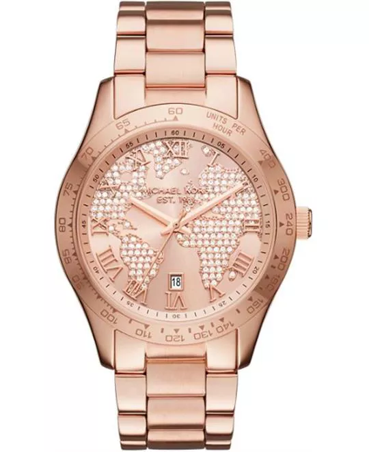 Michael Kors Layton Rose Gold Watch 43.5mm