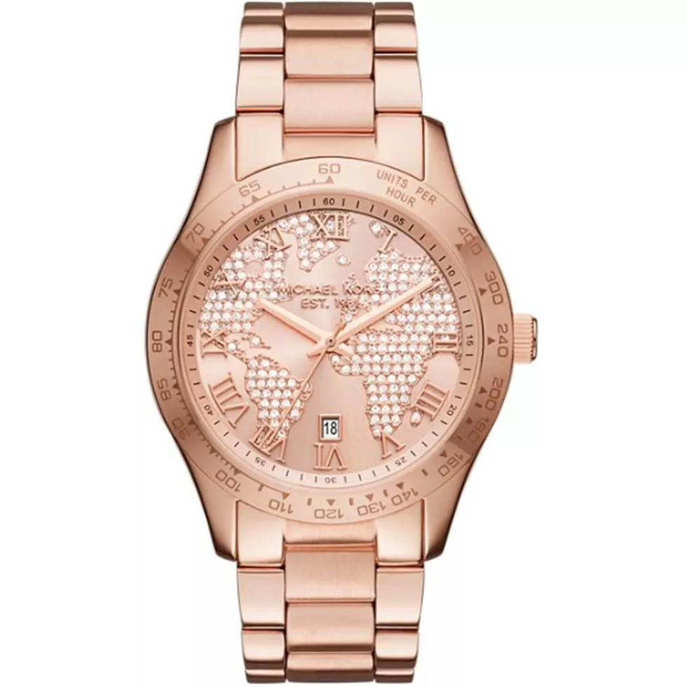 Michael Kors Layton Rose Gold Watch 43.5mm