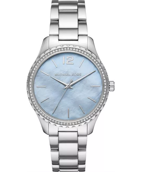 Michael Kors Layton Blue Tone Watch 38mm