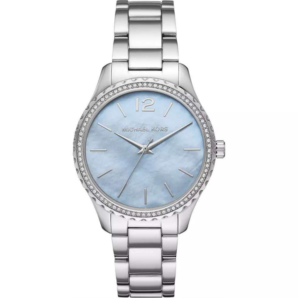 Michael Kors Layton Blue Tone Watch 38mm