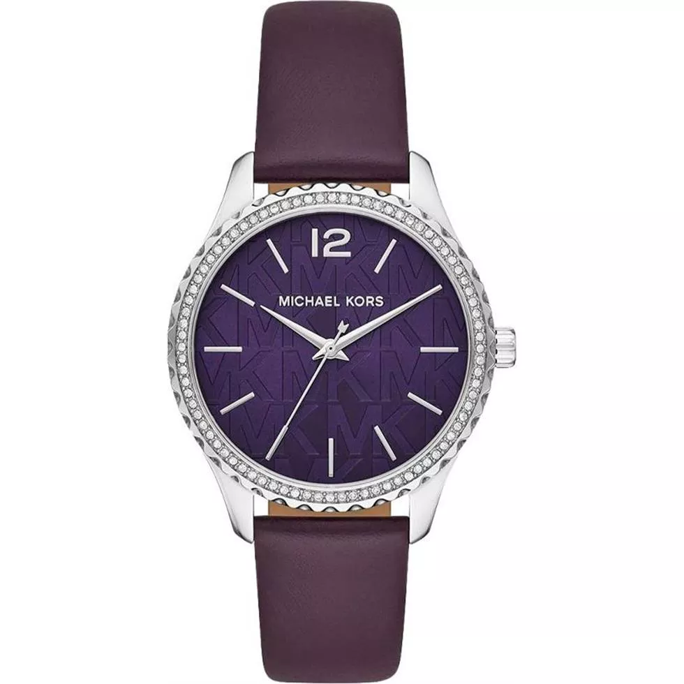 Michael Kors Layton Purple Watch 38mm