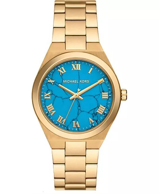 Michael Kors Lennox Blue Tone Analog Watch 37mm 