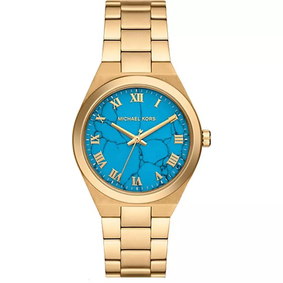 Michael Kors Lennox Blue Tone Analog Watch 37mm 