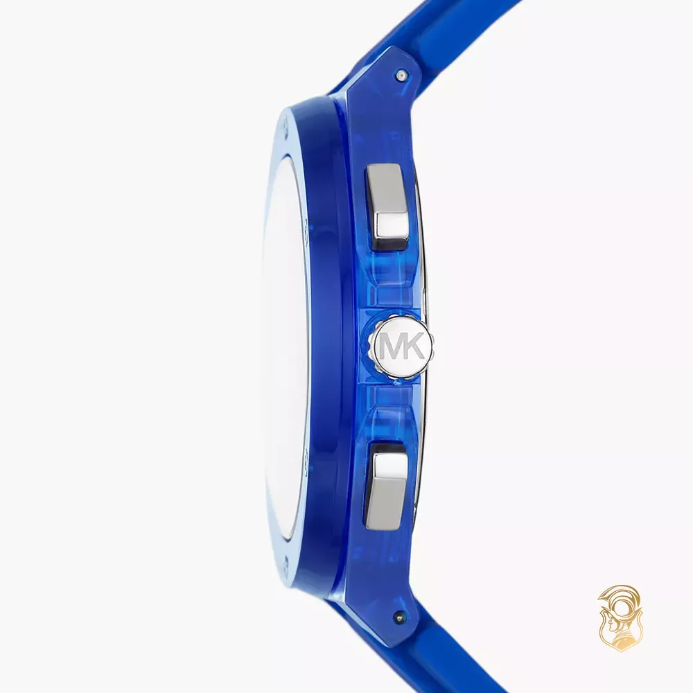 Michael Kors Lennox Chronograph Blue Watch 45mm