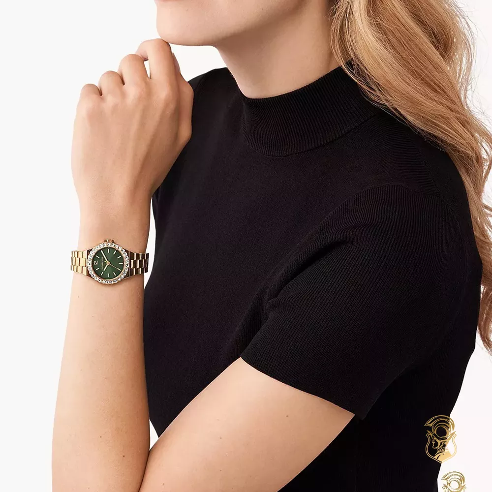 Michael Kors Lennox Green Tone Watch 30mm