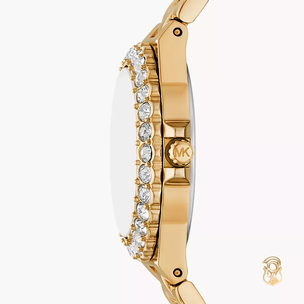 Michael Kors Lennox Gold Tone Watch 30mm