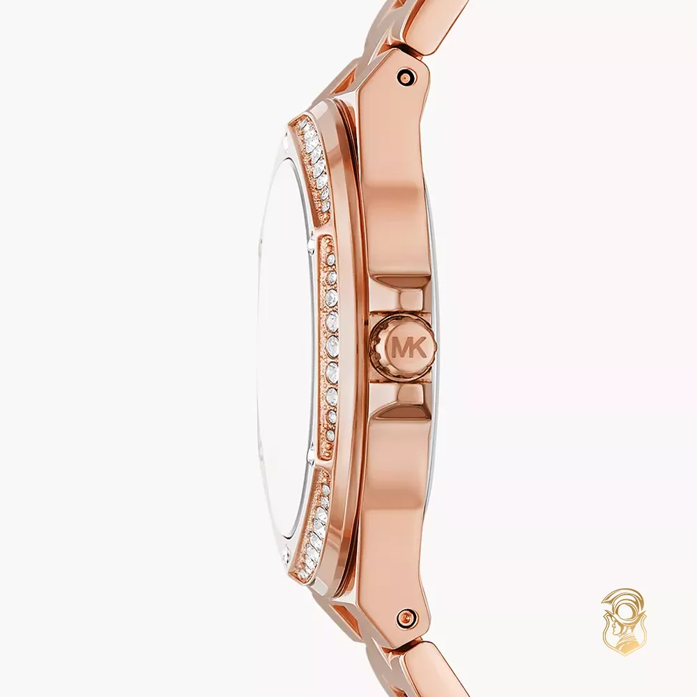 Michael Kors Lennox Gold Tone Watch 37mm