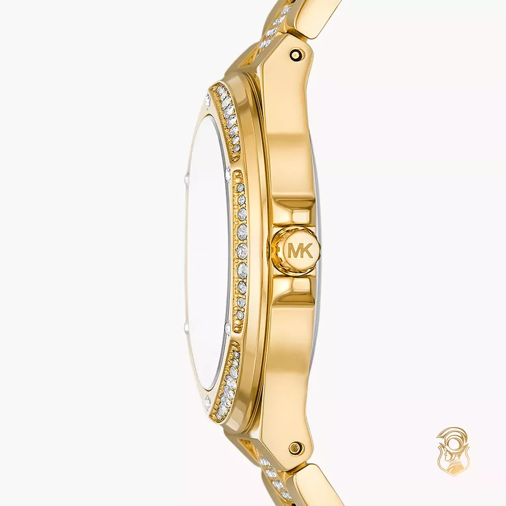 Michael Kors Lennox Gold Tone Watch 37mm