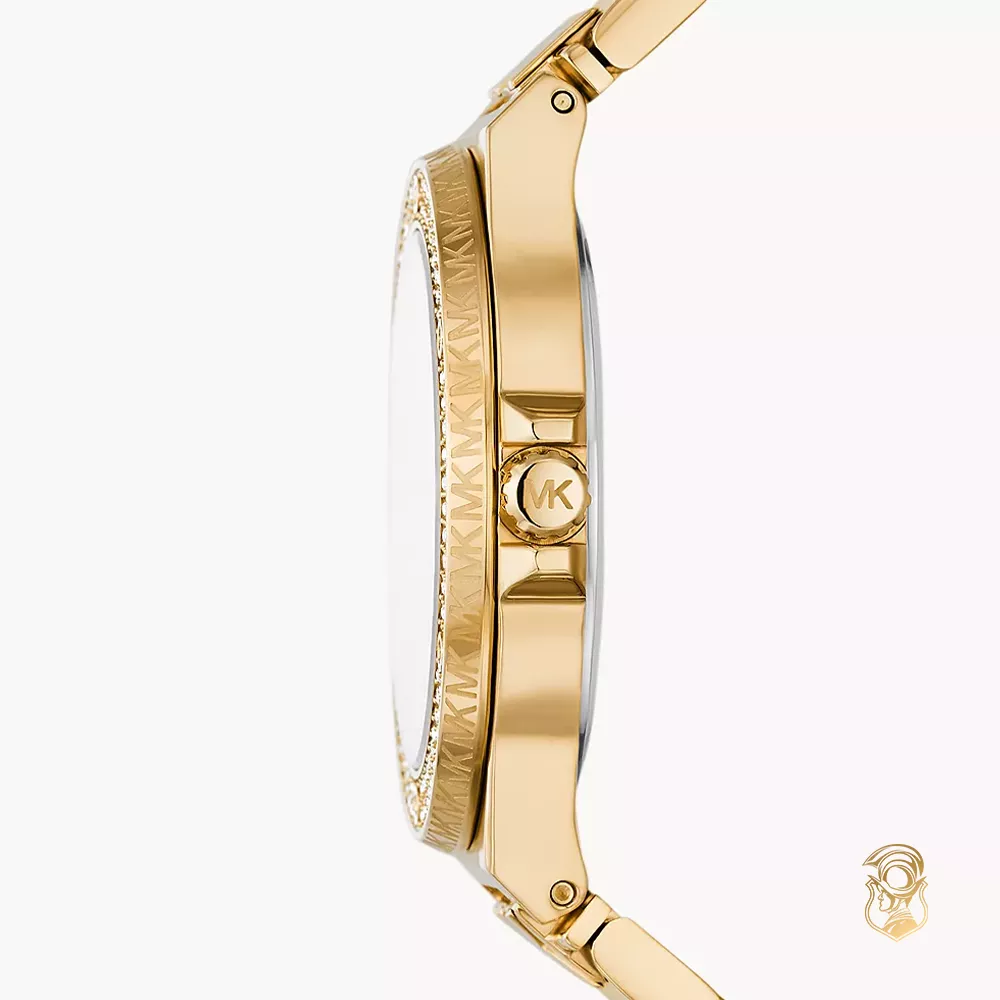 Michael Kors Lennox Gold Tone Watch 37mm