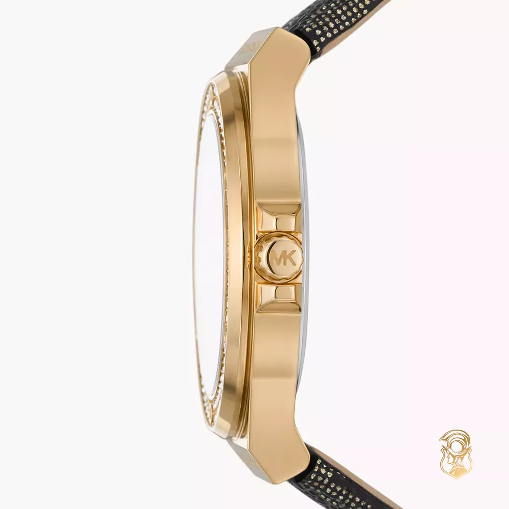 Michael Kors Lennox Pavé Logo Watch 37mm