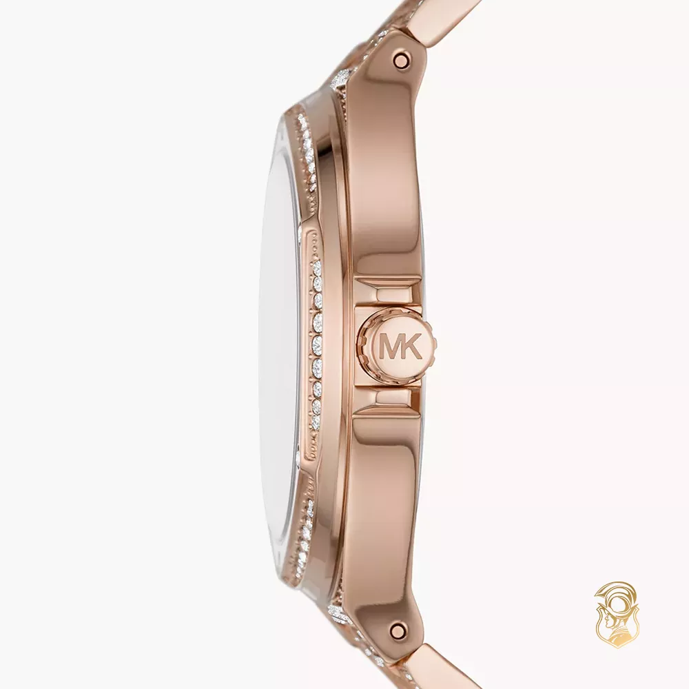 Michael Kors Lennox Pink Tone Watch 41mm