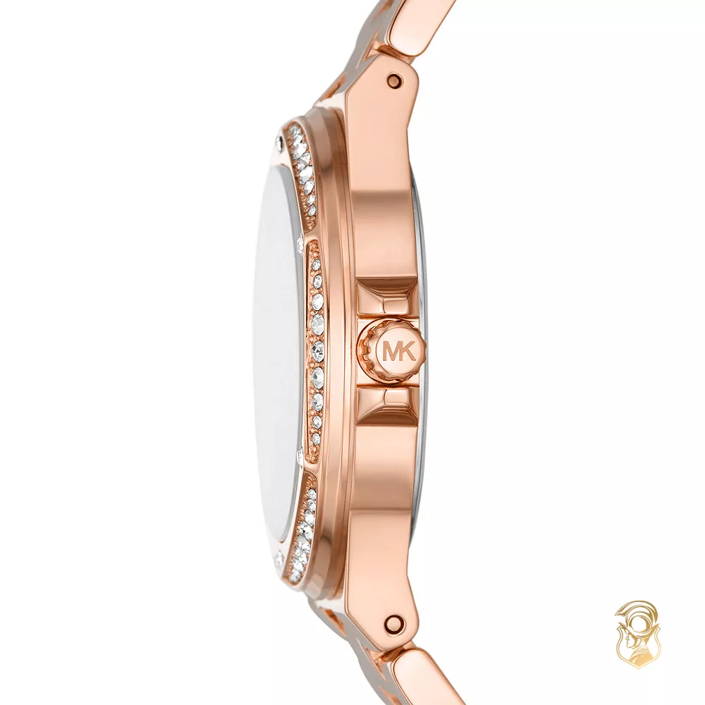 Michael Kors Lennox Rose Gold Bracelet Watch 44mm