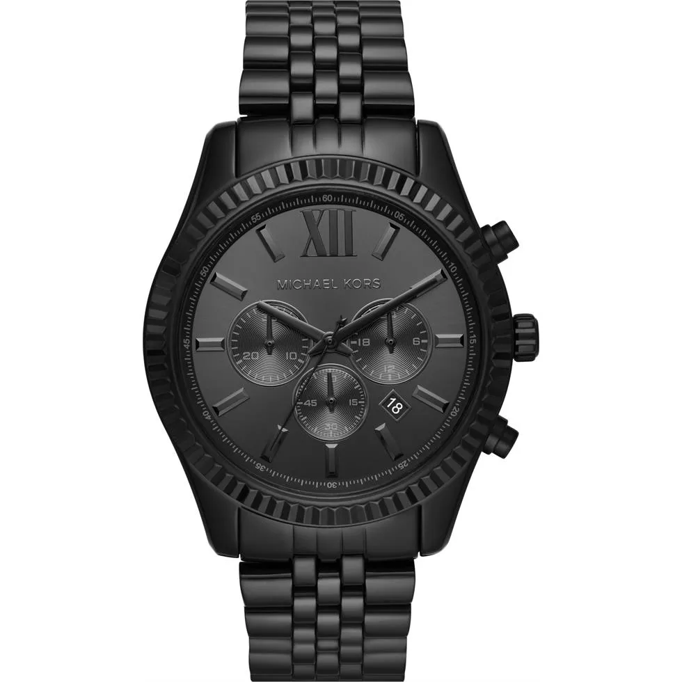 Michael Kors Lexington Black Watch 44mm