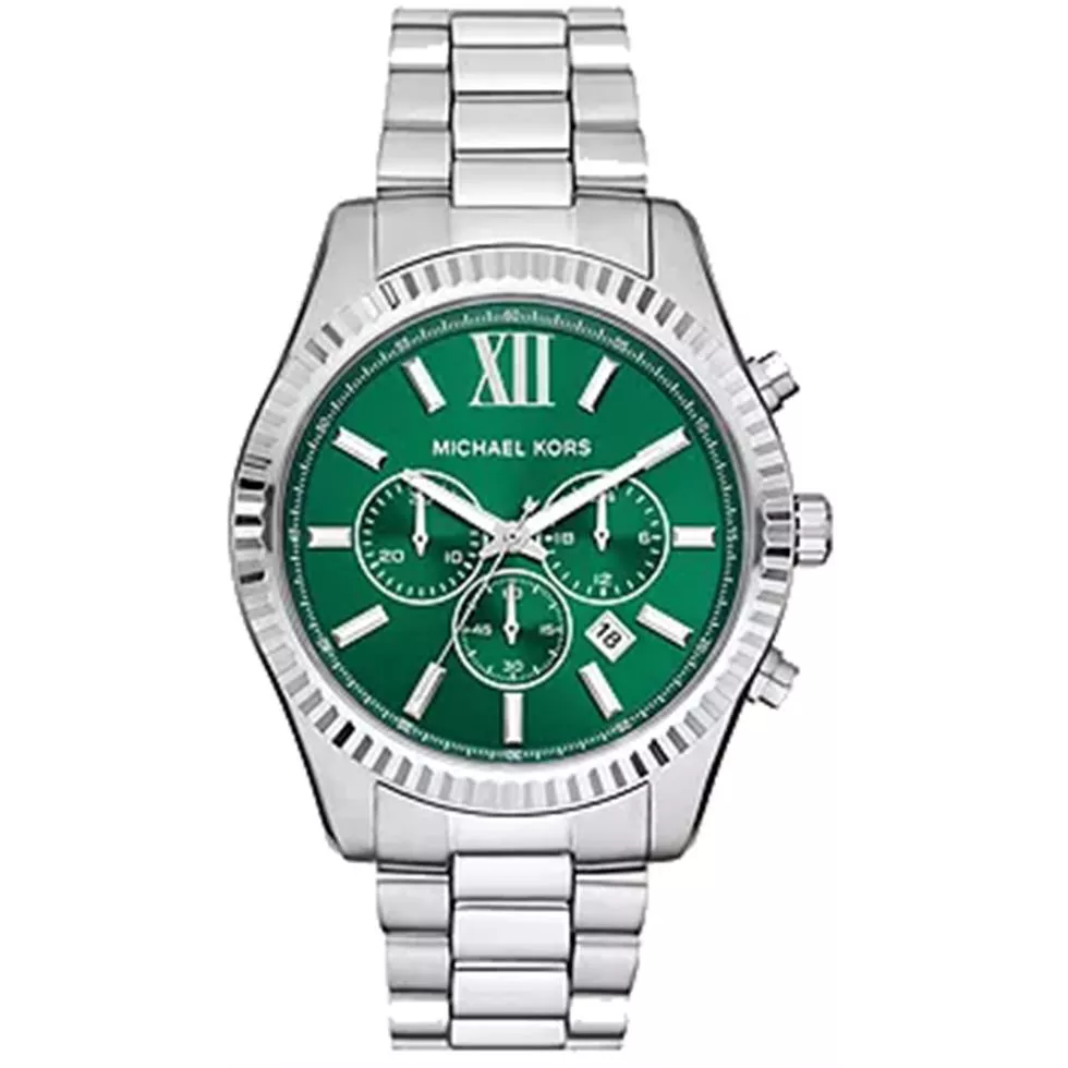 Michael Kors Lexington Chronograph Green Watch 44mm