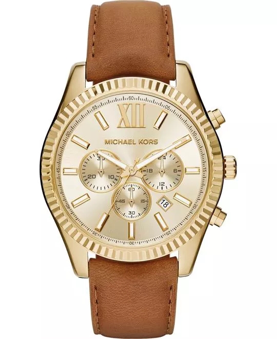 Michael Kors Lexington Gold Watch 44mm