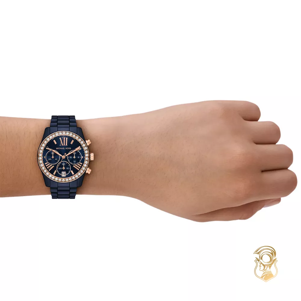 Michael Kors Lexington Chronograph Navy Watch 38mm