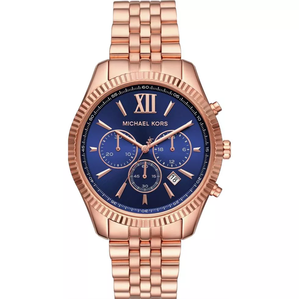 Michael Kors Lexington Blue Watch 42mm