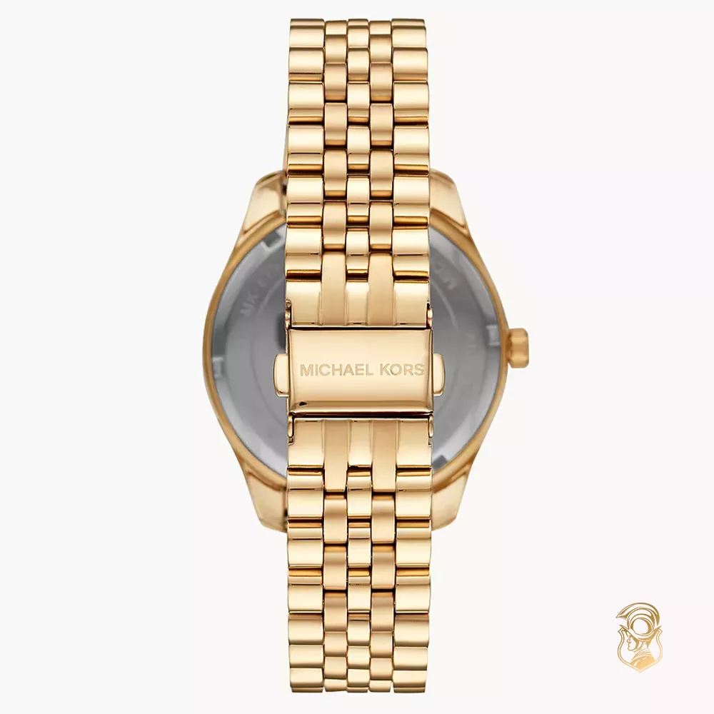 Michael Kors Lexington Gold Tone Watch 42mm