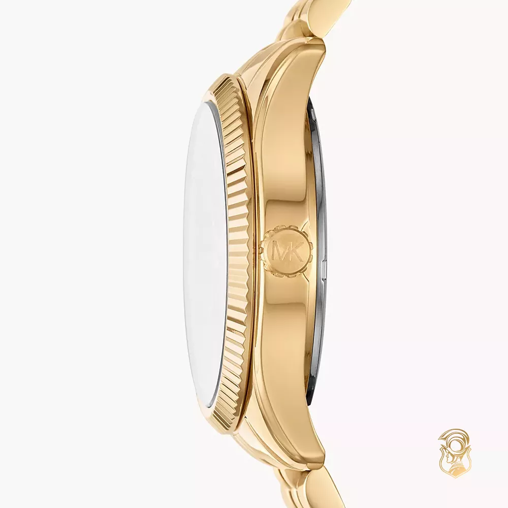 Michael Kors Lexington Gold Tone Watch 42mm