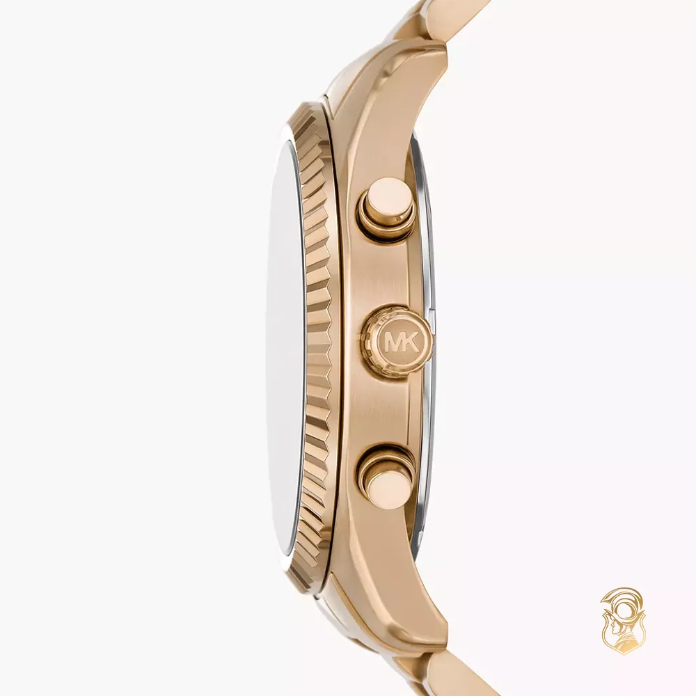 Michael Kors Lexington Gold-Tone Watch 44mm