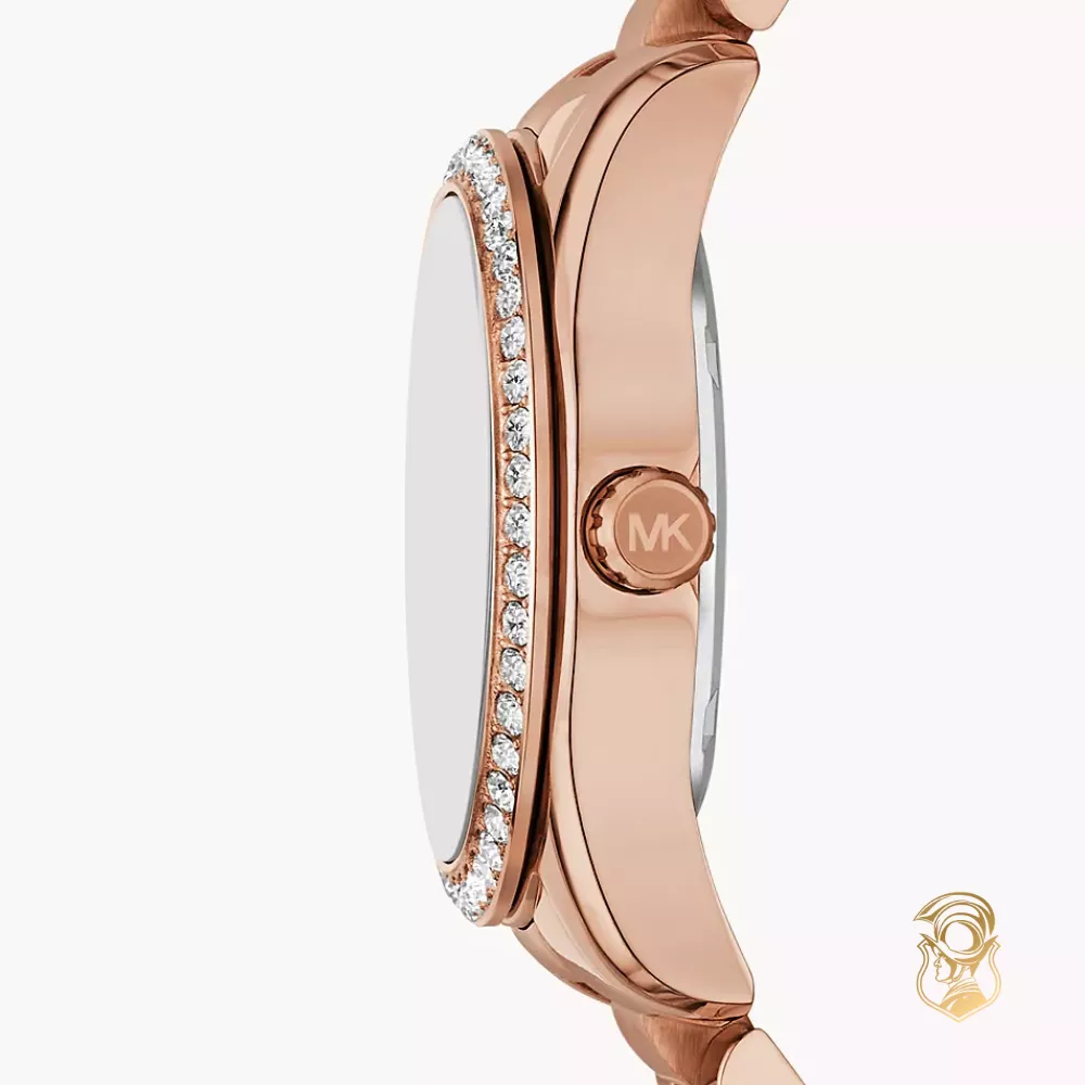 Michael Kors Lexington Multifunction Rose Gold-Tone Watch 33mm