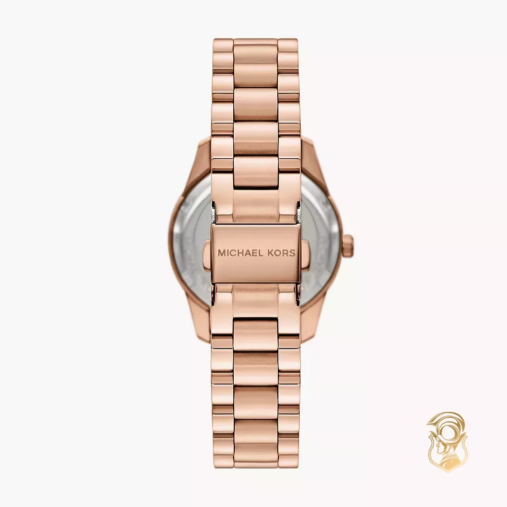 Michael Kors Lexington Multifunction Rose Gold-Tone Watch 33mm