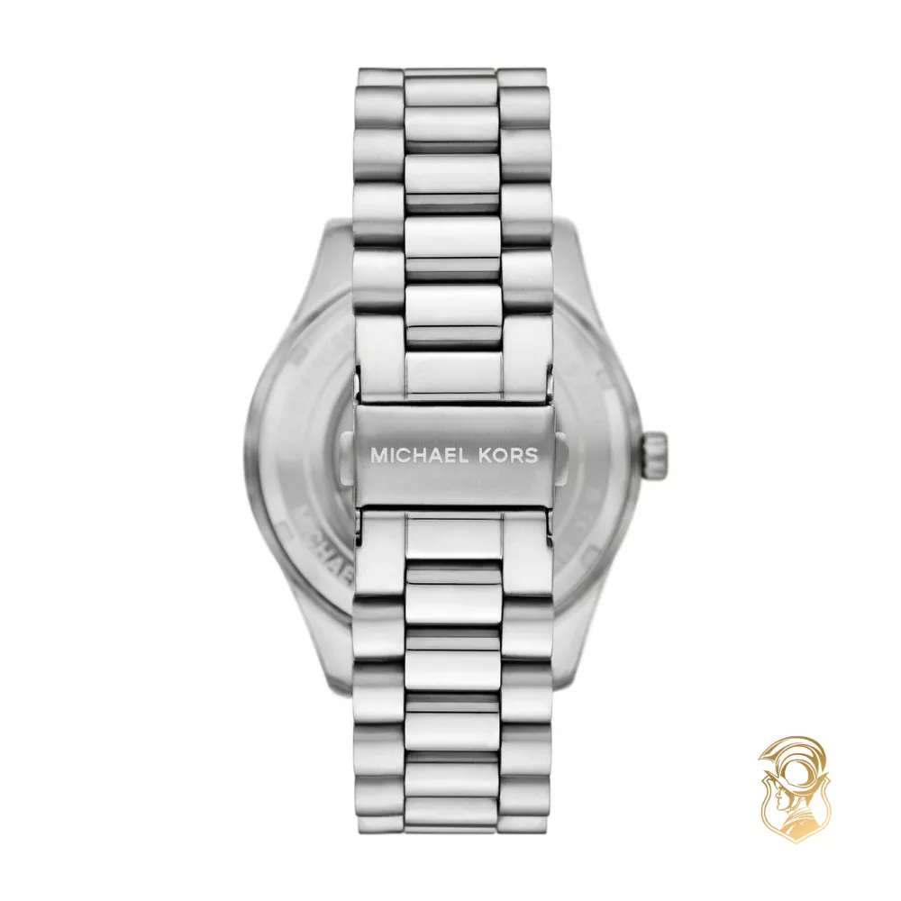 Michael Kors Lexington Oversized Silver-Tone Watch 45mm