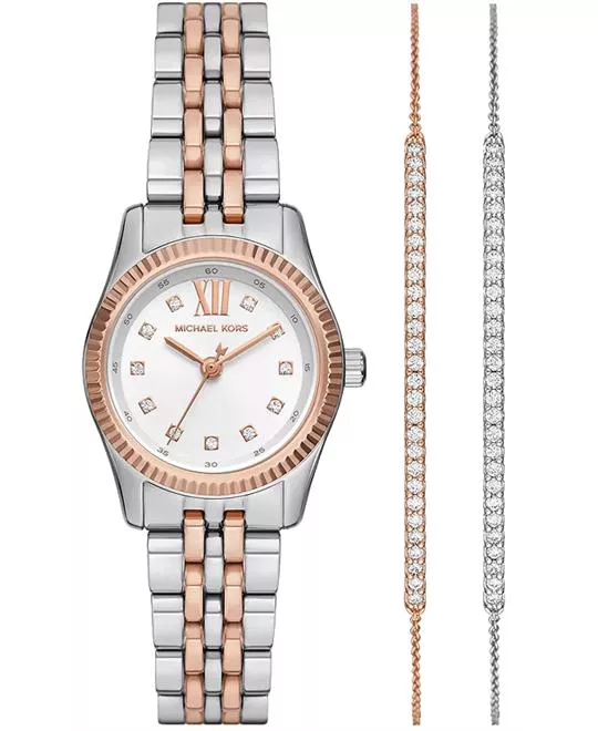 Michael Kors Lexington Rose Gold  Watch Set 26mm